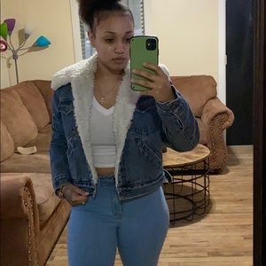 Levi Jean/fur jacket